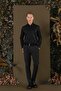 Men's Gk 692 Slim Fit Black Classic Shirt - 2