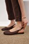 Tessa Brown Braided Women's Ballerinas - 4