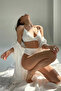 Women's White High-Waisted Non-Padded Slip Suit – Modern, Comfortable, and Suitable for Everyday Outfits - 5