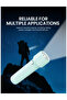 Pocket-Size Rechargeable LED Flashlight – 1W, Type-C, 1500 mAh, 17h Runtime (Blue/Green/Oran - 5