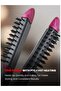 2-in-1 Hair Straightening Brush, 55W, PTC Fast Heating, Ceramic-Coated, OG2303HST (Black & Pin - 3