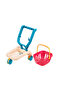 12 Piece Fruit and Vegetable Market Cart with Accessories - 3