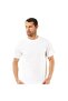 Pack of 6 Men's Short Sleeve Closed Collar Combed Cotton Undershirts 0055
