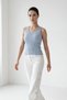 Baby Blue Sleeveless Crew Neck Knitwear - 7