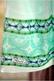 Patterned Shawl – Available in Mint / Powder / Pink Colors – Lightweight, Non-Slip, Casual and Stylish Shawl - 2