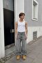 Super Baggy Fit Jean Ice Gray
