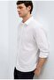 M0212011 Seal Logo Striped Shirt Regular Fit Men's Shirt White - 3