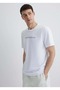 M0612647 Black Printed T-Shirt Men's T-Shirt White