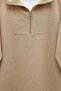 Half-Zip High-Neck Combed Cotton Suit - Mink - 6