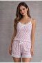 Pink Little Heart Shorts Suit