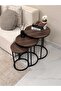 Modern style nesting table set