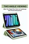 Cat-Cot iPad 10.2'' Case with Pencil Holder, Silicone Smart Folding Stand for 9th/8th/7th Generation - 3