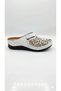 Women's Genuine Leather Closed-Front Comfortable Casual Women's Flexible Nurse Chef Daily Sabo Home Slippers - 8