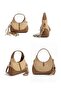 B37125 Women's Hand and Shoulder Bag Camel - 6