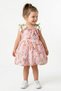 Baby Girl Girl Child Birthday Party Wedding Dress Short Sleeve Strap Sleeveless Lined Tulip Floral - 5