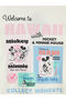 Vizyon New Season Mickey Mouse Printed 100% Cotton Women's T-Shirt - 8