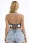Alaçatı Model Askılı Örme Bluz - 2