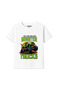 Monster Truck 4 T-Shirt for Unisex Kids 100% Cotton, Multiple Colors – Sizes 0-16 Years