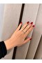 Zircon Stone Multi-Row Women's Ring |   Gold & Silver Color Luminous and Glamorous Ring - 4
