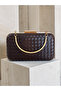 Brown Hand-Woven Leather Special Series Women's Evening Dress Bag - 7