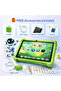 P602 Kids Tablet 7" HD, 4GB+128GB, Android 13, Dual Cam, 3000mAh, 5G WiFi, EVA Case - 8