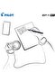 BP-1 RT-M-B Medium Retractable Ball Pen, 0.7mm, Black, Pack of 2, 24Pcs - 6