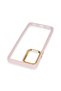 Redmi Note 10 Pro Case Transparent Hard Silicone Cover with Colored Edges and Camera Detail - 4