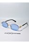 Lipafi Oval Women's Sunglasses Gradient Cutting Glass Uv400 Protection