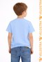 Boy's Astronaut Printed Oversize Comfortable Daily Use Combed Cotton T-Shirt - 2