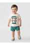 Rmz Gi̇yi̇m Farkiyla Mickey Mouse Printed Baby Boy Set