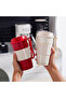 Stainless Steel Thermos Cup, 500ml Leak-Proof Coffee Cup with Lid, Portable Mug with Strap - 2