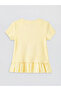 Quality Pieces from Çelebi Store Zero Roba Collar Ruffle Printed Girl's T-Shirt - 2