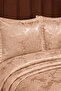 Idil French Laced Dowry Double King Size Pique Cover Set / Bedspread Set 3 Pieces - 3