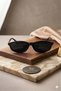 Moi Moi |   Elegant Framed Modern New Season Sunglasses Cateye Glasses - 2