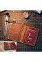 Genuine Leather Passport Cover Hand Sewn