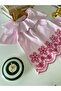 Firfirli Collar with Flower Embroidery and Pants Two-Piece Suit - 4