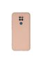 General Mobile Gm 20 Case Nano Velvet Silicone Inside - Powder