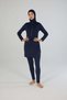 Fully Covered, Half-Zip, Detachable Skirt, Long Leggings, Hijab Swimsuit