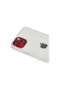 عدسة كاميرا أبل آيفون 13 من الألومنيوم - أحمر - 3