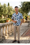 Hawaiian Relaxed Fit Patterned Short Sleeve Apash Collar Summer Shirt - 2