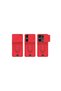Xiaomi Redmi Note 13 Pro 4g Case Zuma Silicone with Ring and Business Card Holder - Red - 2