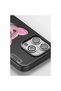 Venco Apple iPhone 16 Pro Cute Patterned Cover - Black - 2