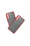Samsung Galaxy S21 Fe Case Montreal Silicone Cover - Red - 3