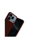 Apple iphone 17 pro nano velvet silicone case - burgundy - 4