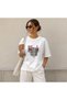 Women's Printed Oversize T-Shirt - 2