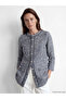 Nevavm Women's Cardigan with Oval Collar