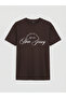 Nevavm with a Difference Xside Brown New Jersey Printed Women's T-Shirt - S6A590Z8-D2N