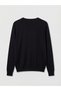 Alita City Lcw Everyday Black Knitwear Plain Women's Cardigan with a Difference - 6