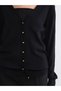 Alita City Lcw Everyday Black Knitwear Plain Women's Cardigan with a Difference - 3