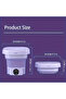 Portable Mini Washing Machine, Multifunctional Folding Washing And Drying Machine - 4